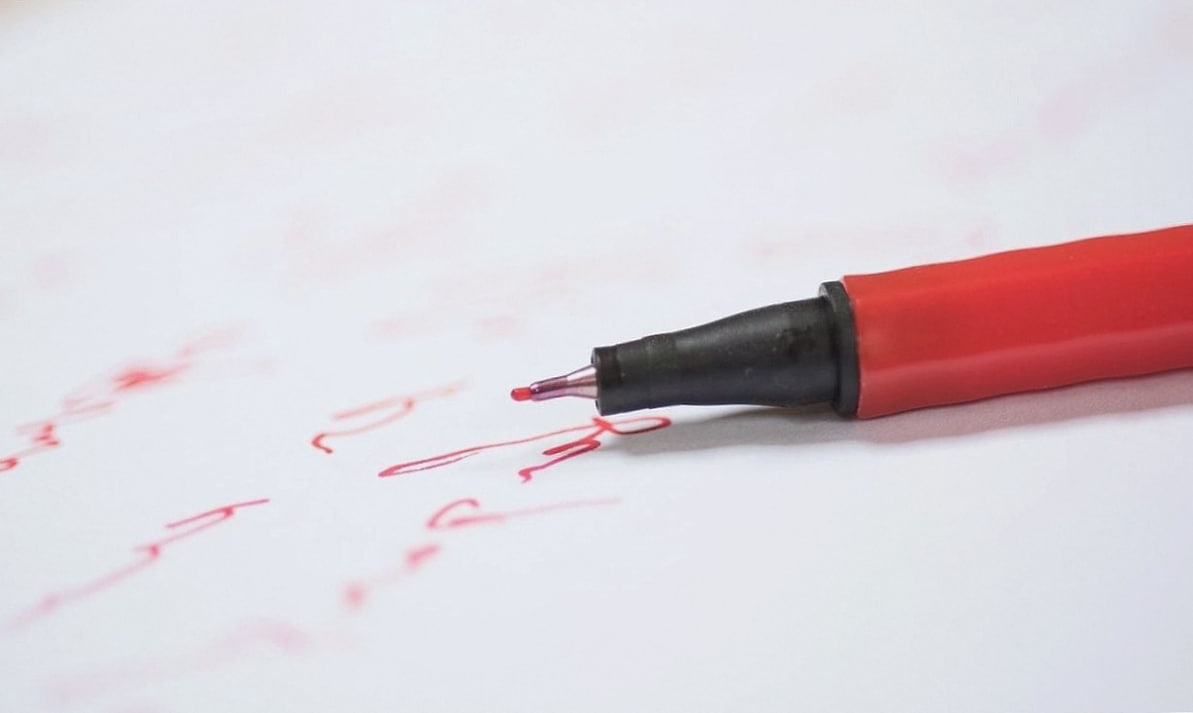 Gerecyclede plastic pen
